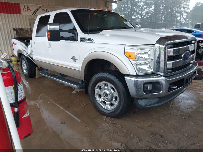 1FT7W2BT4CEB21380 2012 Ford F-250 Lariat auction photo 1
