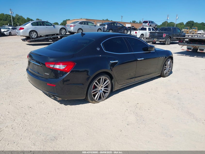 Vin: zam57rta8e1086536, lot: 43597301, maserati ghibli s q4 20144
