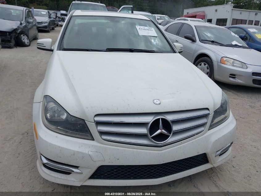 2012 Mercedes-Benz C 250 Sport VIN: WDDGF4HB0CR216818 Lot: 43103031