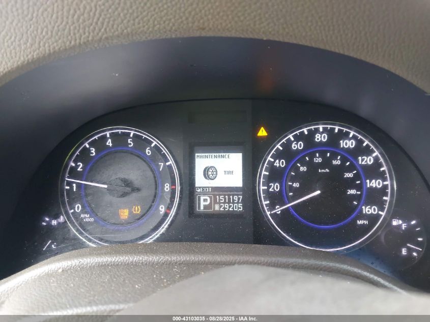 2012 Infiniti G37X VIN: JN1CV6AR5CM682128 Lot: 43103035