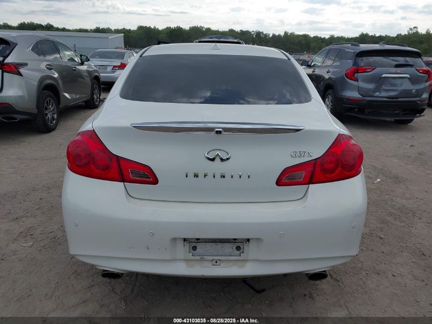 2012 Infiniti G37X VIN: JN1CV6AR5CM682128 Lot: 43103035