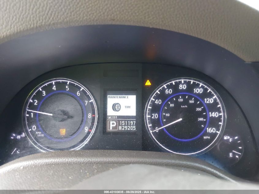 2012 Infiniti G37X VIN: JN1CV6AR5CM682128 Lot: 43103035