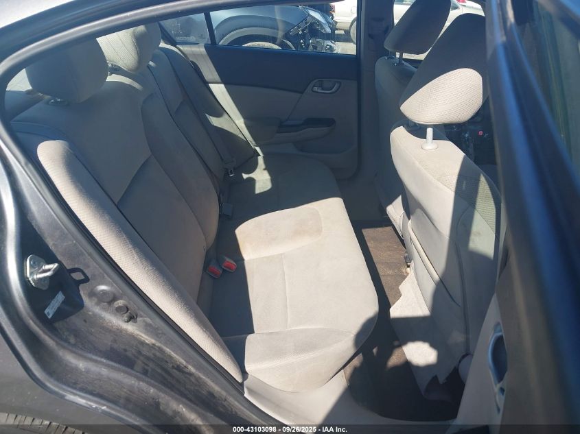 2012 Honda Civic Lx VIN: 2HGFB2F57CH580190 Lot: 43103098