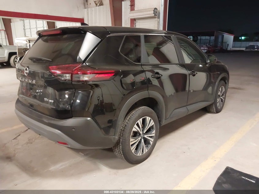 VIN 5N1BT3BB8PC890820 2023 NISSAN ROGUE SV INTELLIGENT AWD