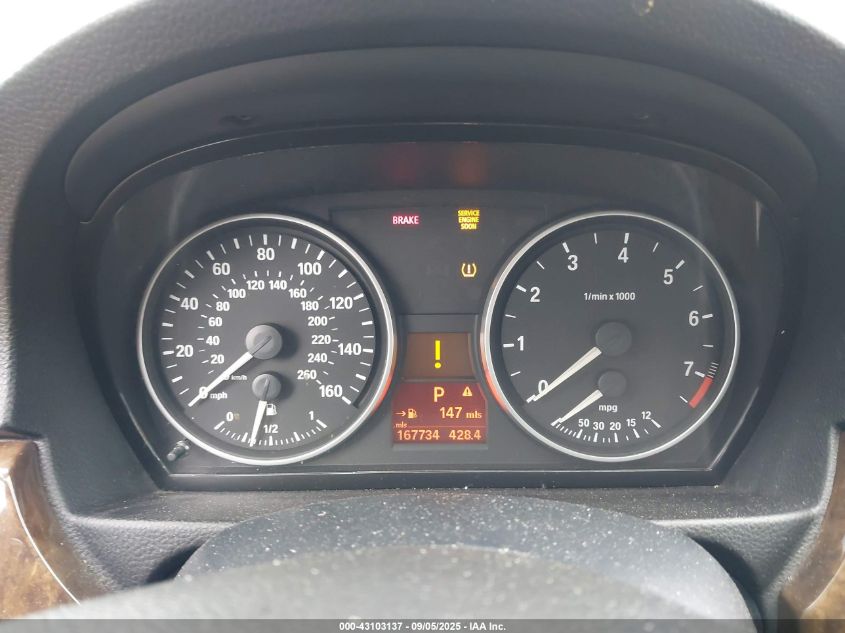 2007 BMW 328Xi VIN: WBAVC93577KX60169 Lot: 43103137