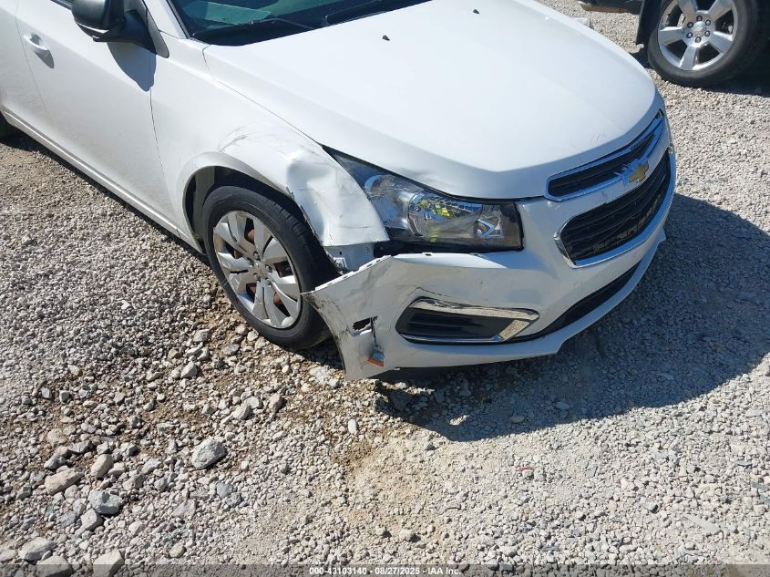 2015 Chevrolet Cruze Ls Auto VIN: 1G1PA5SH3F7222939 Lot: 43103140