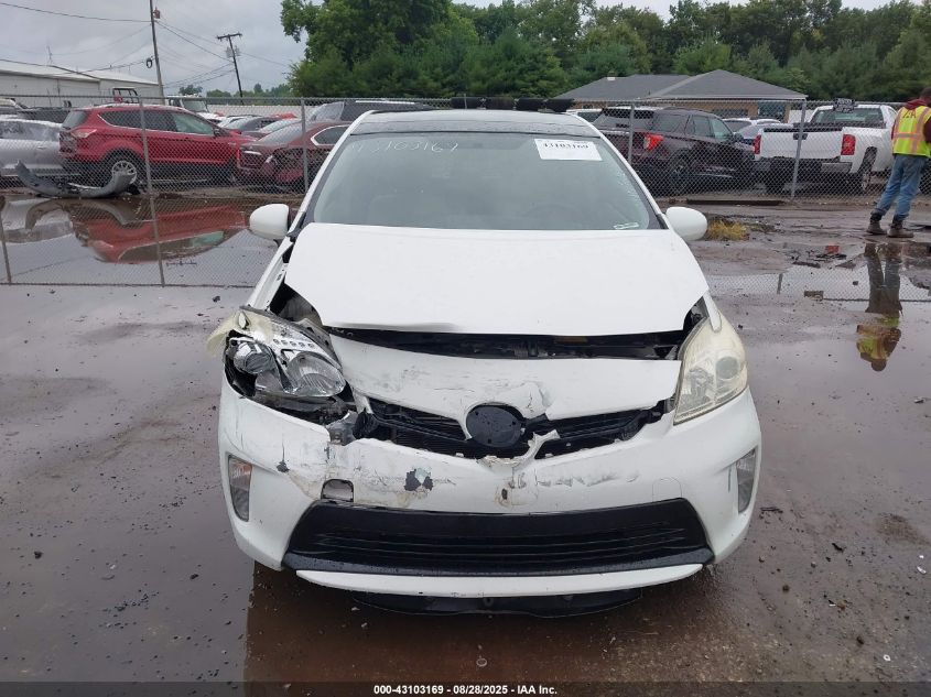 2012 Toyota Prius Three VIN: JTDKN3DUXC1481205 Lot: 43103169