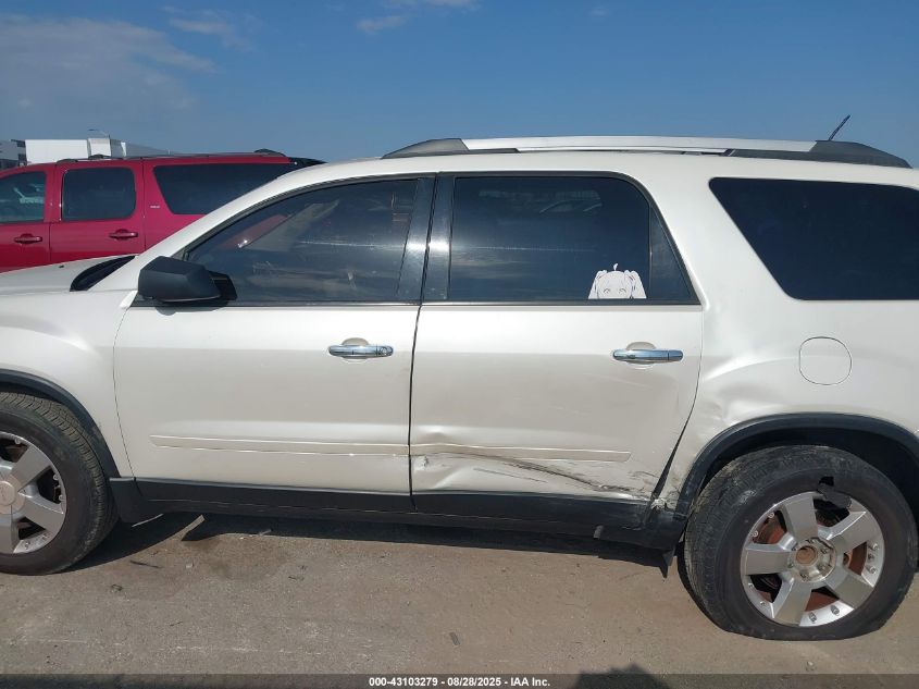 2012 GMC Acadia Sl VIN: 1GKKRNED3CJ349907 Lot: 43103279