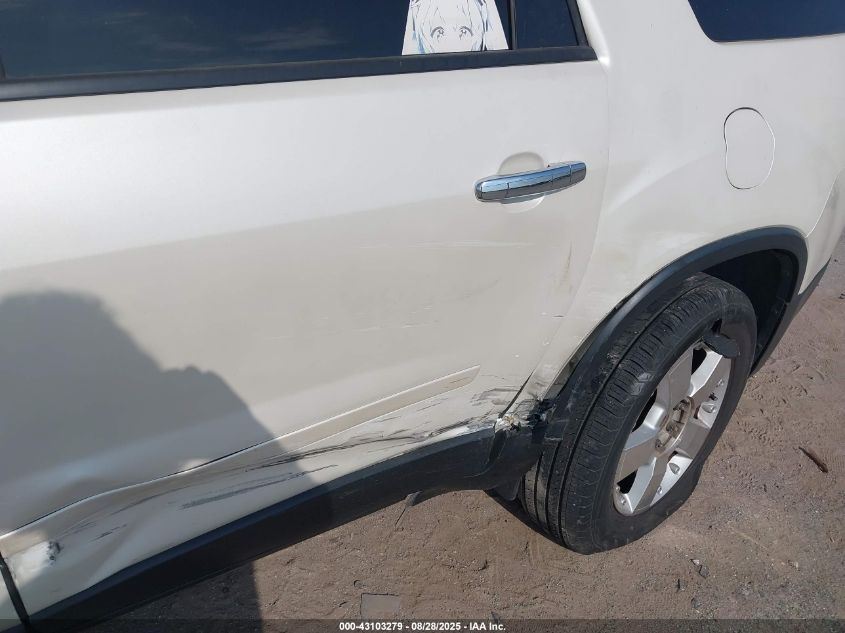 2012 GMC Acadia Sl VIN: 1GKKRNED3CJ349907 Lot: 43103279