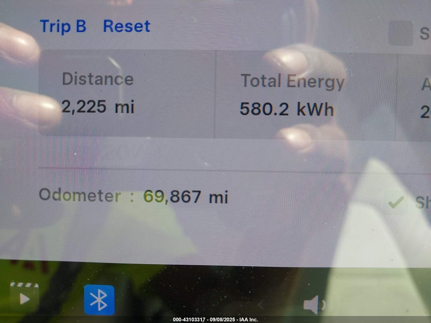 2021 Tesla Model Y Long Range Dual Motor All-Wheel Drive VIN: 5YJYGDEE6MF080874 Lot: 43103317