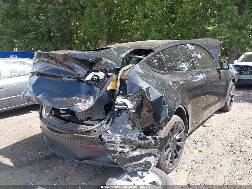 2021 Tesla Model Y Long Range Dual Motor All-Wheel Drive VIN: 5YJYGDEE6MF080874 Lot: 43103317