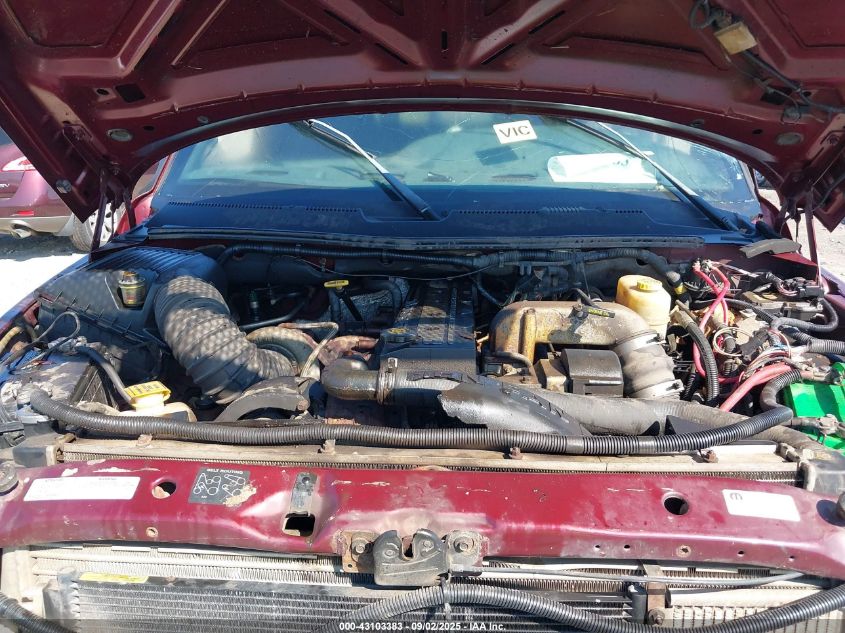 2002 Dodge Ram 2500 Slt/St VIN: 3B7KF23692M272114 Lot: 43103383