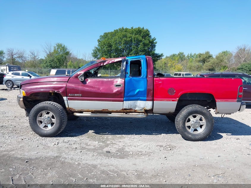 2002 Dodge Ram 2500 Slt/St VIN: 3B7KF23692M272114 Lot: 43103383