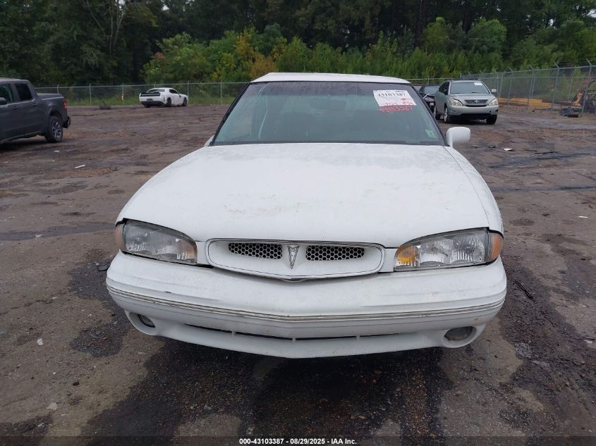 1999 Pontiac Bonneville Se VIN: 1G2HX52K1XH209290 Lot: 43103387