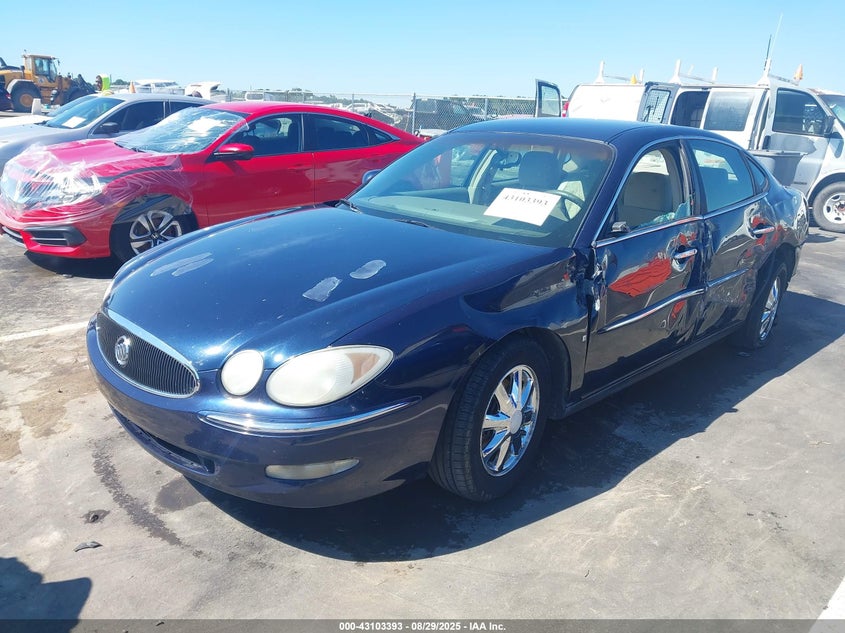 2007 Buick Lacrosse Cx blue sedan gasoline 2G4WC582971110270 photo #3