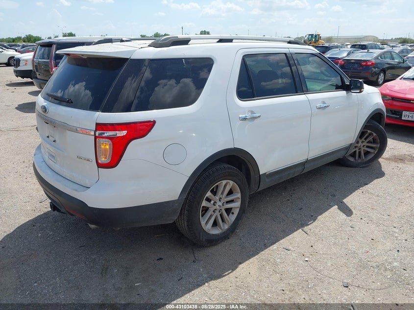 Vin: 1fm5k7d84dgc25622, lot: 43597731, ford explorer xlt 20134