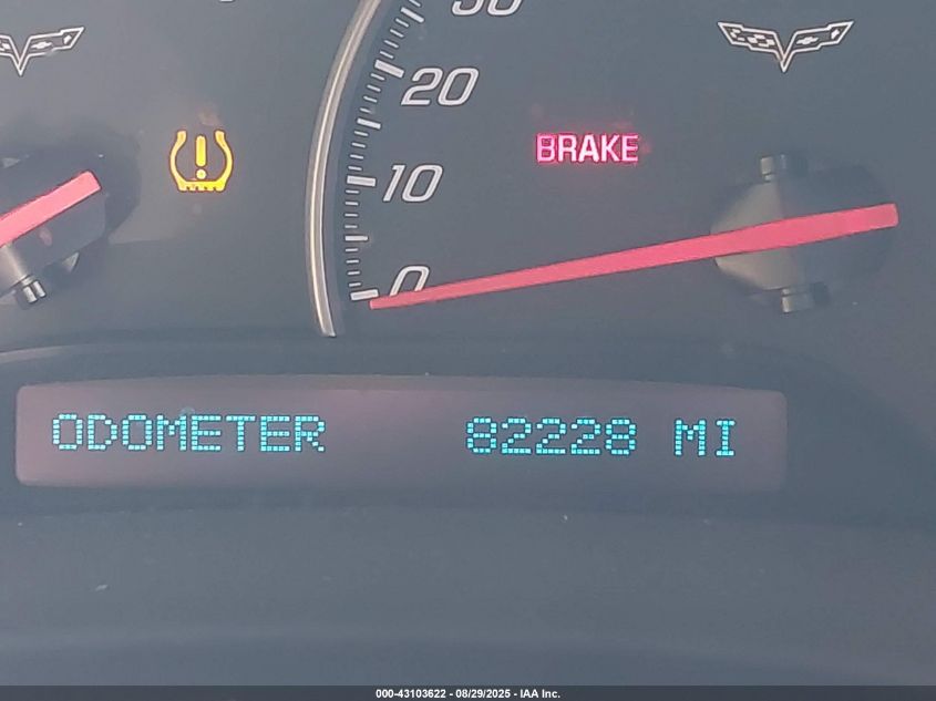 2008 Chevrolet Corvette VIN: 1G1YY25W185127478 Lot: 43103622