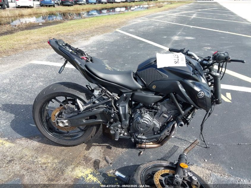 2022 Yamaha Mt07 VIN: JYARM32E9NA005426 Lot: 43103778