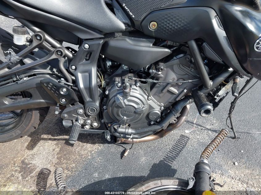 2022 Yamaha Mt07 VIN: JYARM32E9NA005426 Lot: 43103778