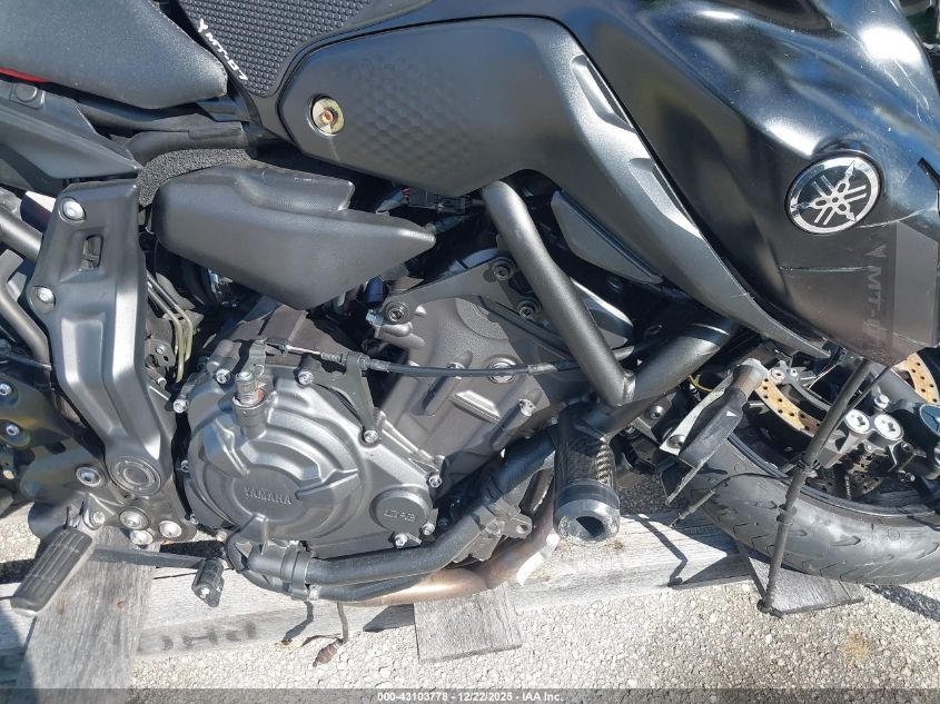 2022 Yamaha Mt07 VIN: JYARM32E9NA005426 Lot: 43103778