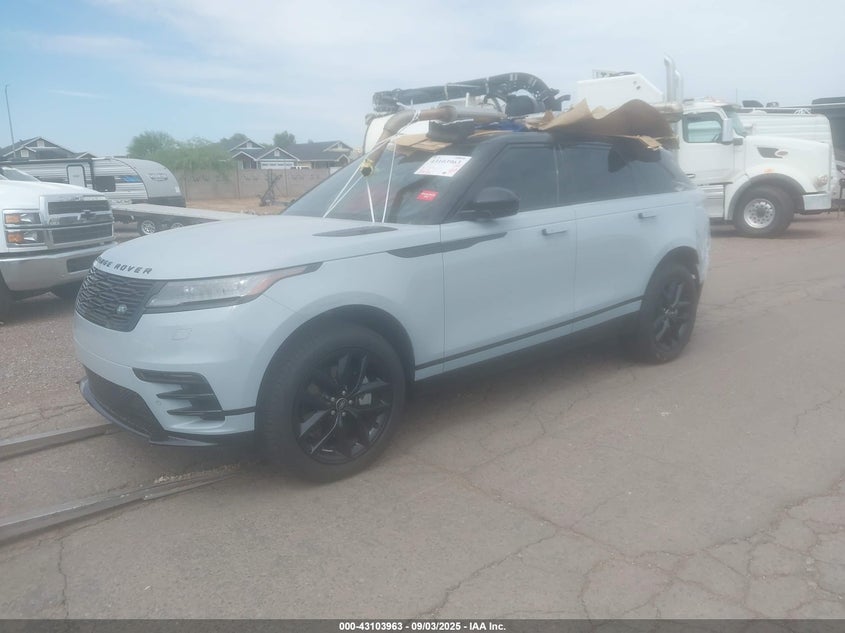 Vin: salyl2ex5ra372459, lot: 43598256, land rover range rover velar p250 dynamic se 20242