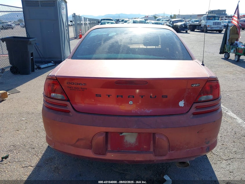 2006 Dodge Stratus Sxt VIN: 1B3EL46X16N106219 Lot: 43104008