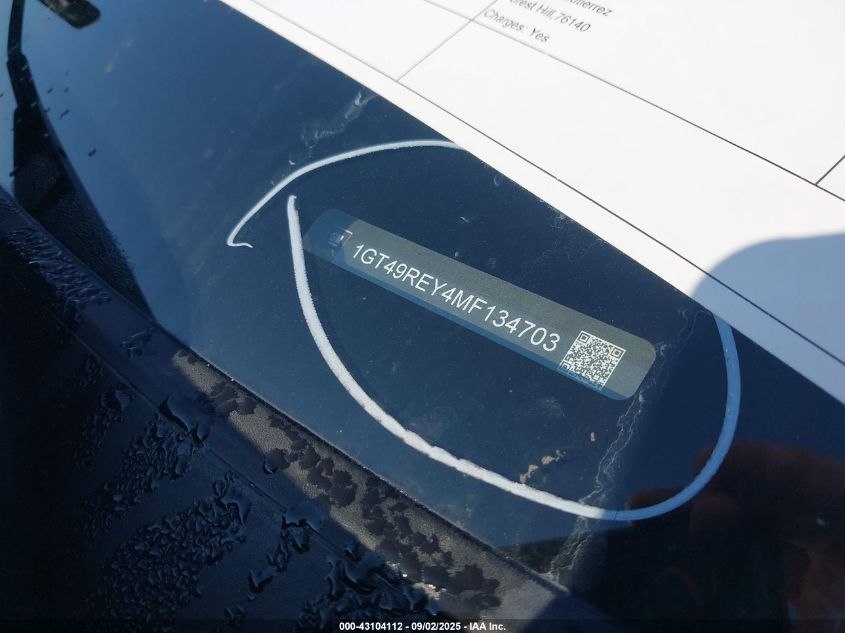 2023 GMC Sierra 2500Hd VIN: 1GT49REY0PF136422 Lot: 43104112