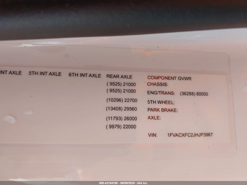 2018 FREIGHTLINER M2 106 auction photo 8