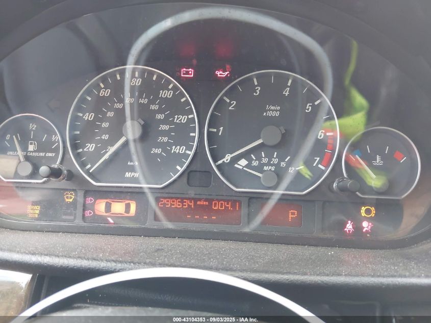 2001 BMW 330Ci VIN: WBABS53431JU81062 Lot: 43104353