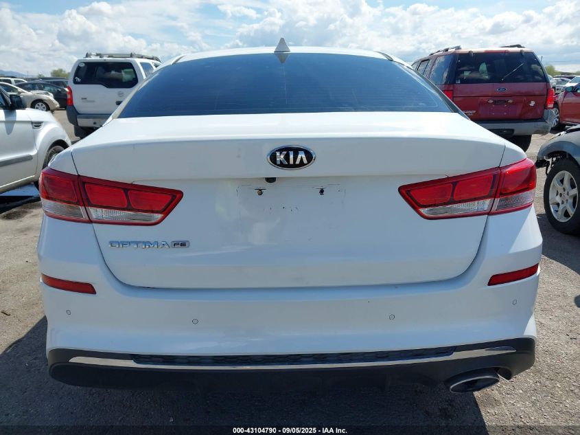 2019 Kia Optima Lx VIN: 5XXGT4L39KG288637 Lot: 43104790