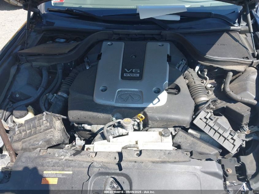 2012 Infiniti G37X VIN: JN1CV6ELXCM472842 Lot: 43104816