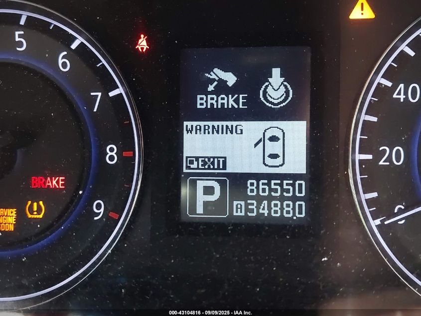 2012 Infiniti G37X VIN: JN1CV6ELXCM472842 Lot: 43104816