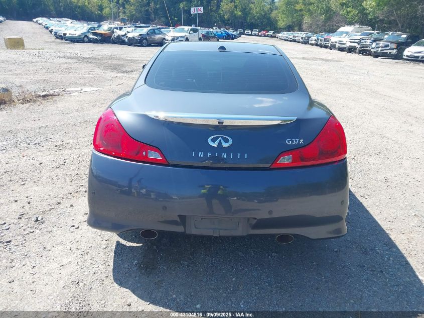 2012 Infiniti G37X VIN: JN1CV6ELXCM472842 Lot: 43104816