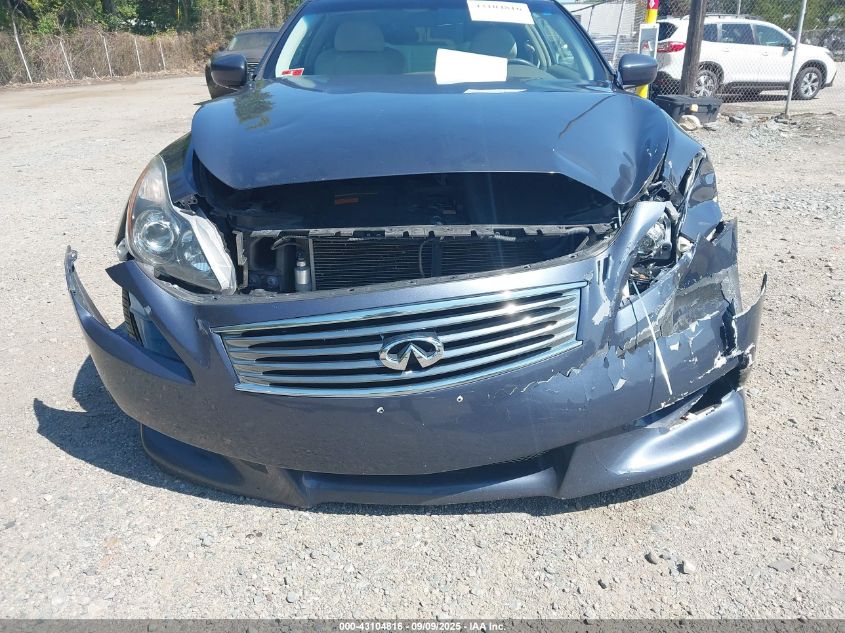 2012 Infiniti G37X VIN: JN1CV6ELXCM472842 Lot: 43104816