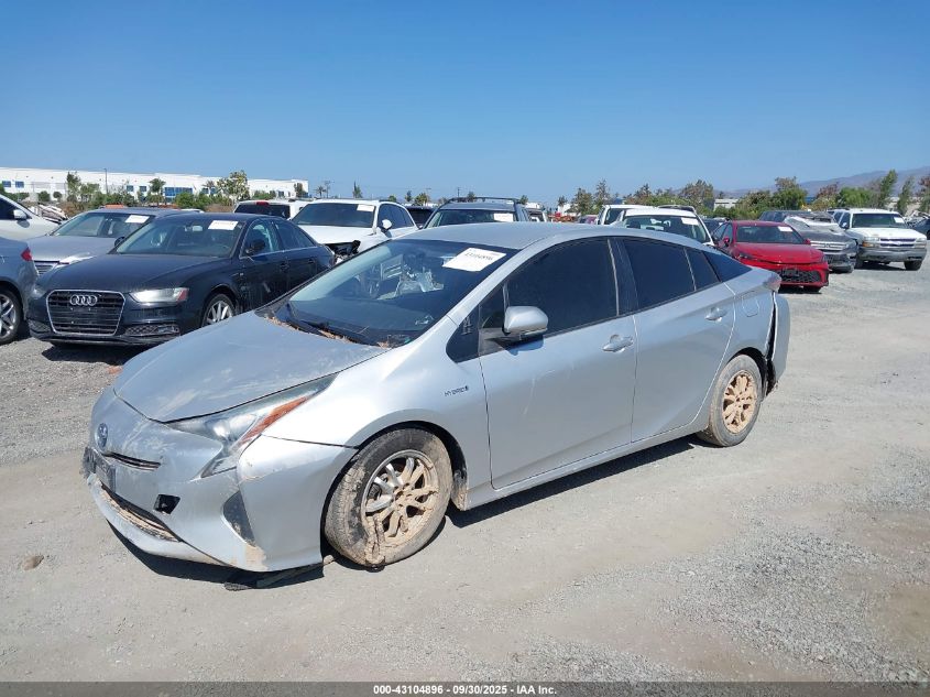 2016 Toyota Prius Two VIN: JTDKBRFU9G3002596 Lot: 43104896