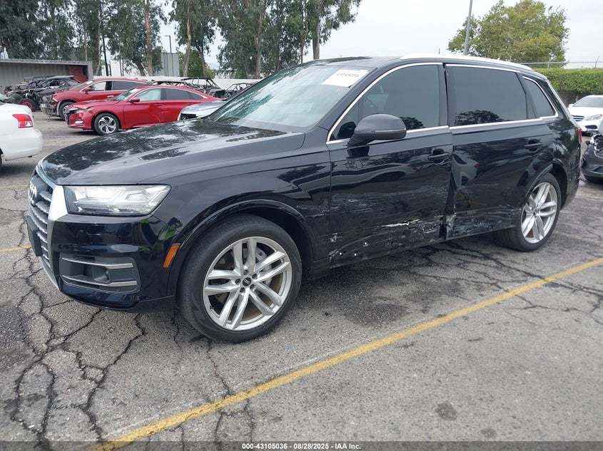 2017 Audi Q7 3.0 3.0t Premium Black Lot 111043105036 Vin WA1VAAF71HD021337