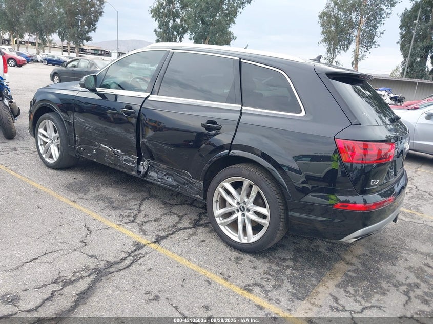 2017 Audi Q7 3.0 3.0t Premium Black Lot 111043105036 Vin WA1VAAF71HD021337