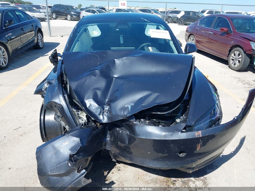 2025 Tesla Model 3 Long Range Rear-Wheel Drive VIN: 5YJ3E1EA0SF037334 Lot: 43105112