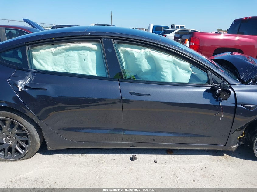 2025 Tesla Model 3 Long Range Rear-Wheel Drive VIN: 5YJ3E1EA0SF037334 Lot: 43105112