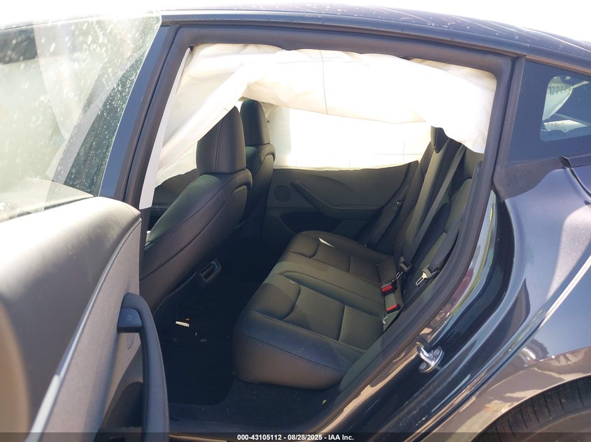 2025 Tesla Model 3 Long Range Rear-Wheel Drive VIN: 5YJ3E1EA0SF037334 Lot: 43105112