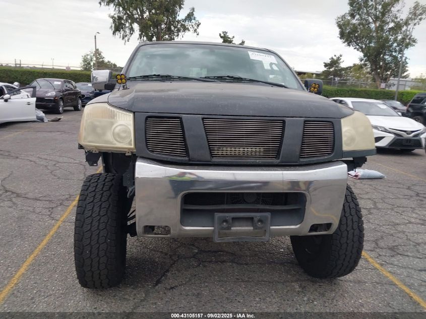 2004 Nissan Titan Xe VIN: 1N6AA07A94N552943 Lot: 43105157