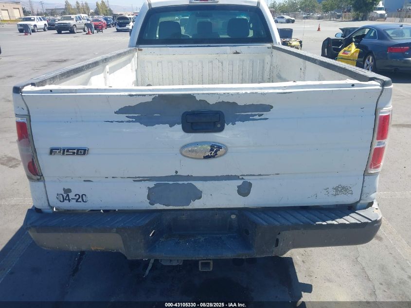 2012 Ford F150 VIN: 1FTP81CT2CKD45662 Lot: 43105330