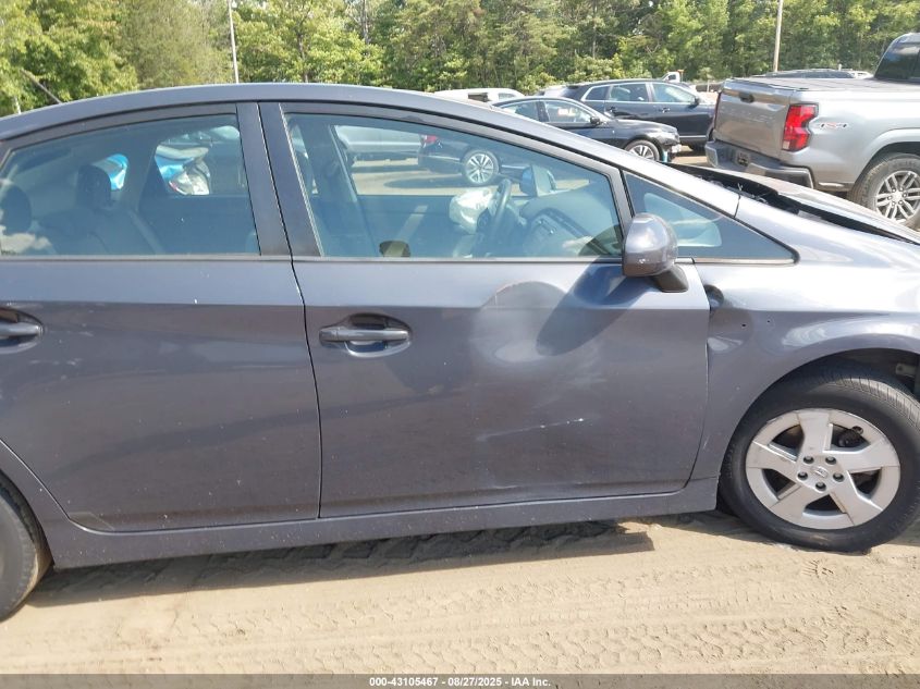 2011 Toyota Prius Three VIN: JTDKN3DU8B0316743 Lot: 43105467