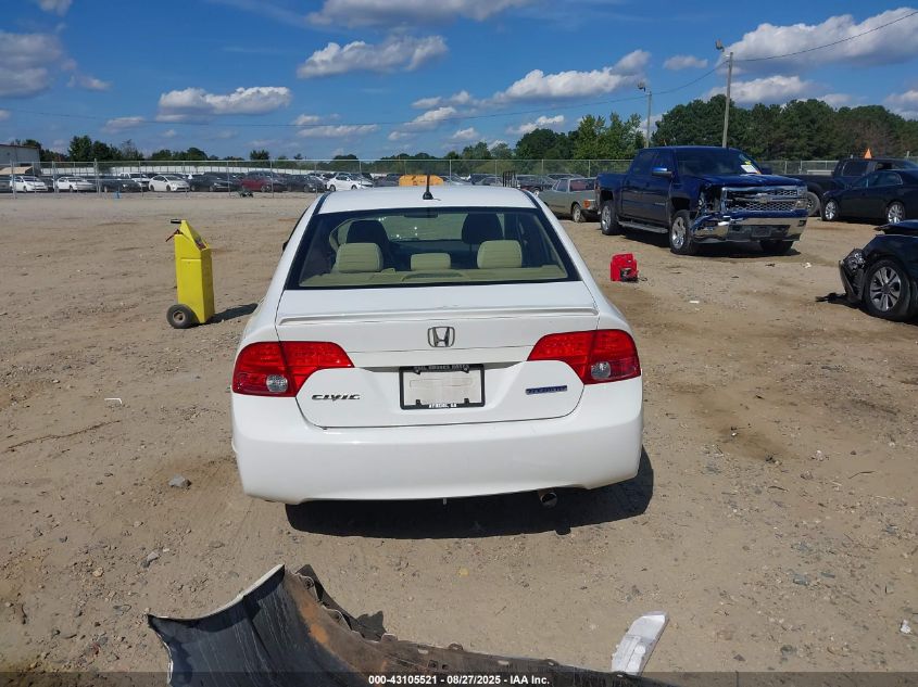 2008 Honda Civic Hybrid VIN: JHMFA36268S026974 Lot: 43105521