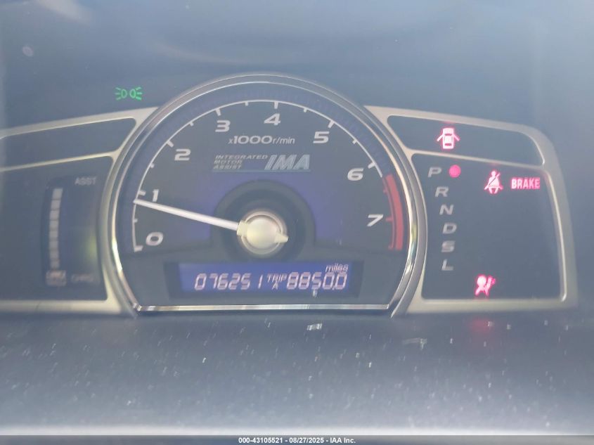 2008 Honda Civic Hybrid VIN: JHMFA36268S026974 Lot: 43105521