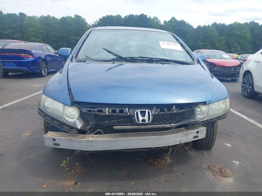 2009 Honda Civic Lx VIN: 19XFA16589E030450 Lot: 43105581