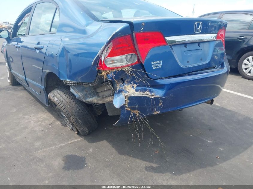 2009 Honda Civic Lx VIN: 19XFA16589E030450 Lot: 43105581