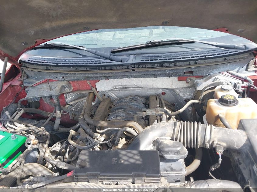 2012 Ford F-150 Lariat VIN: 1FTFW1EF2CFB29418 Lot: 43105755