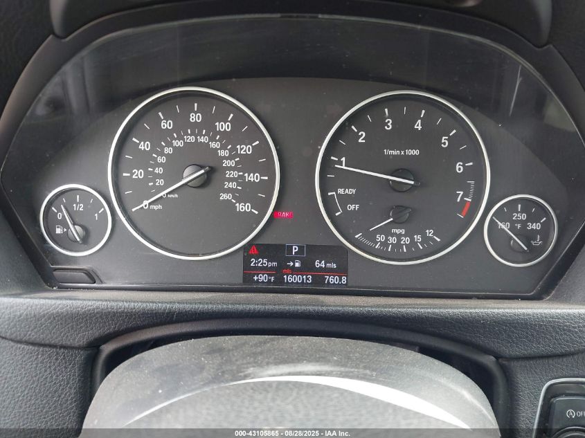 2012 BMW 328I VIN: WBA3A5C54CF259295 Lot: 43105865