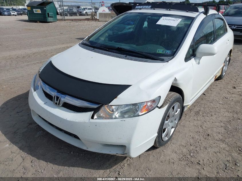 2010 Honda Civic Lx VIN: 2HGFA1F59AH516128 Lot: 43105967